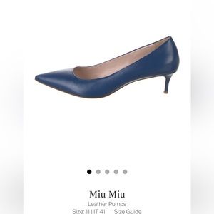 Miu Miu low heel pumps
